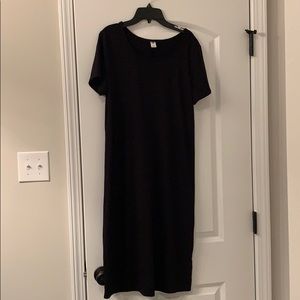 Old Navy Black Cotton Dress